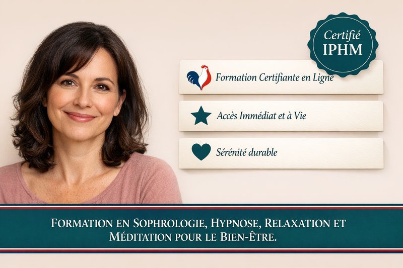 Formation en sophrologie, hypnose, relaxation et méditation pour le bien-être. – Niveau Débutant