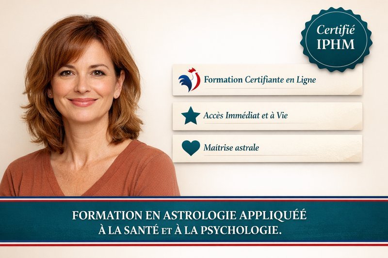 Formation en astrologie appliquée à la santé et à la psychologie. – Niveau Débutant