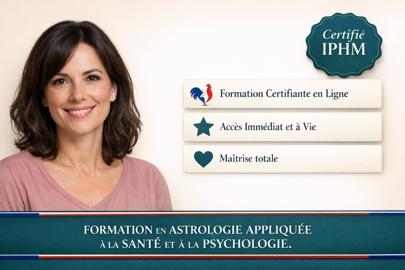 Formation en astrologie appliquée à la santé et à la psychologie. – Niveau Avancé