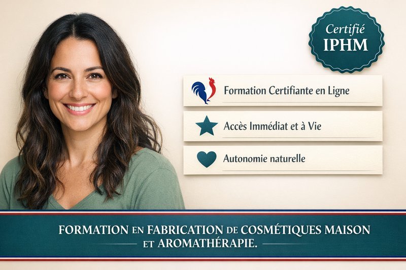 Formation en fabrication de cosmétiques maison et aromathérapie. – Niveau Débutant