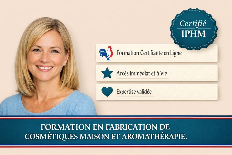 Formation en fabrication de cosmétiques maison et aromathérapie. – Niveau Expert