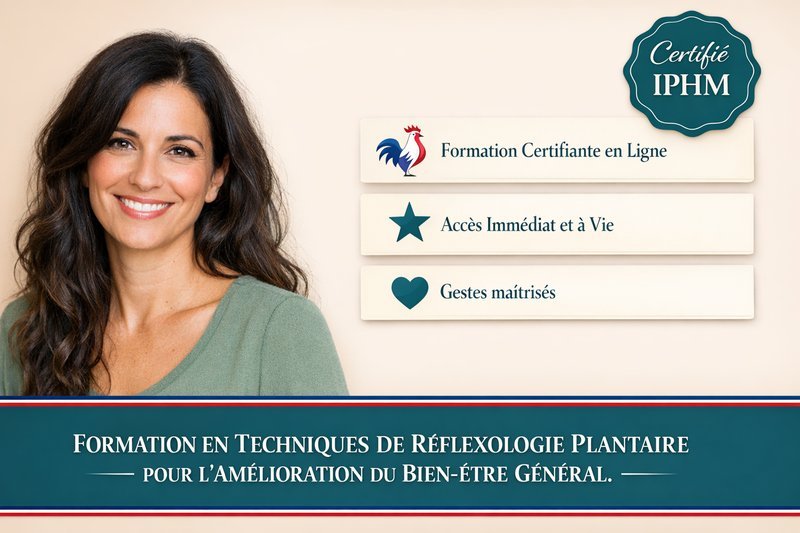 Formation en techniques de réflexologie plantaire pour l&rsquo;amélioration du bien-être général. – Niveau Débutant