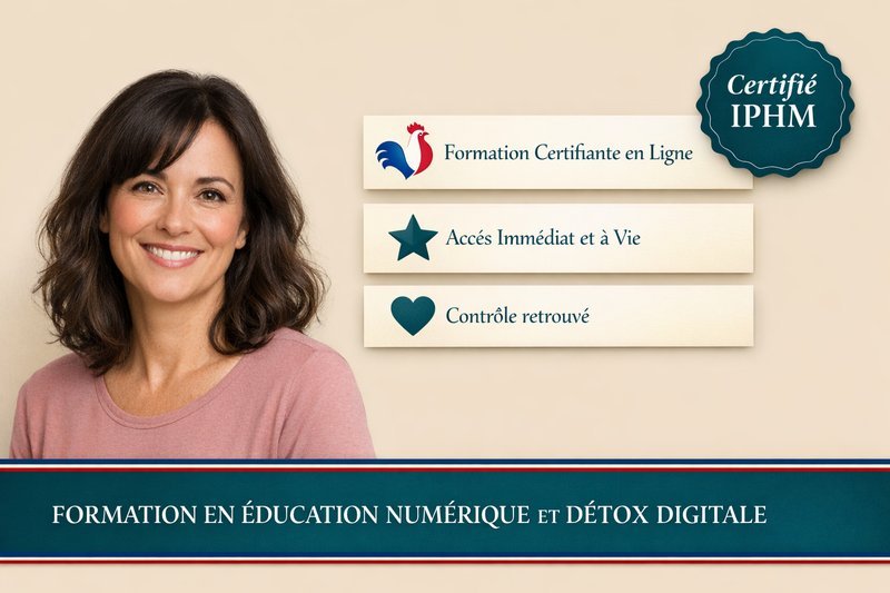Formation en éducation numérique et détox digitale – Niveau Débutant