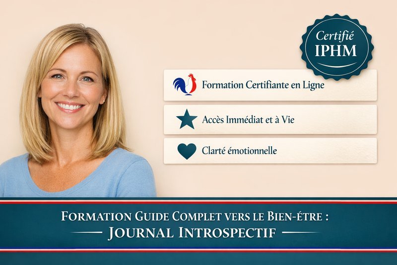 Guide complet vers le bien-être : journal introspectif – Niveau Débutant