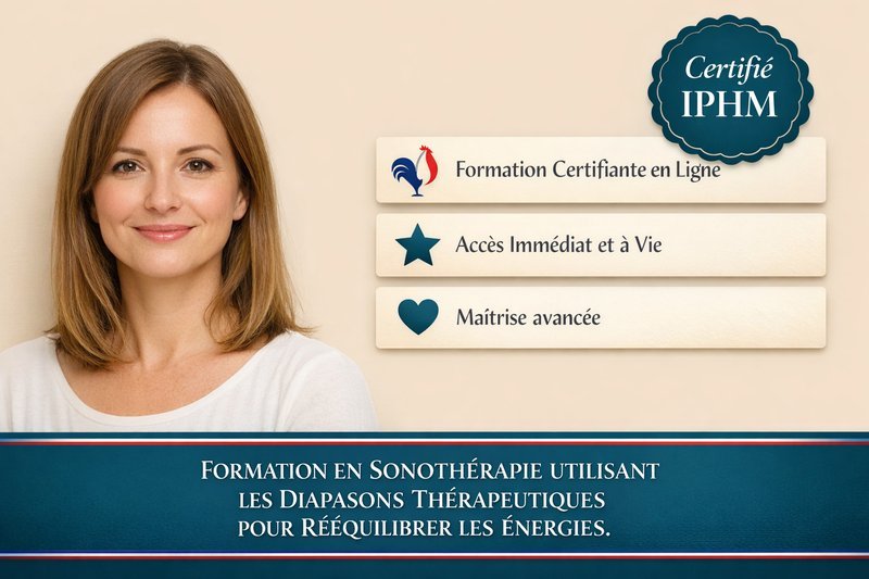 Formation en sonothérapie utilisant les diapasons thérapeutiques pour rééquilibrer les énergies. – Niveau Avancé