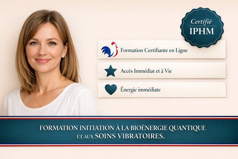Initiation à la bioénergie quantique et aux soins vibratoires. – Niveau Débutant