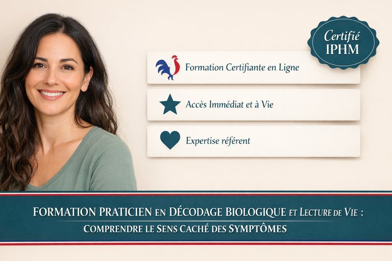 Praticien en Décodage Biologique et Lecture de Vie : Comprendre le Sens Caché des Symptômes – Niveau Avancé