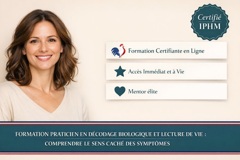Praticien en Décodage Biologique et Lecture de Vie : Comprendre le Sens Caché des Symptômes – Niveau Expert