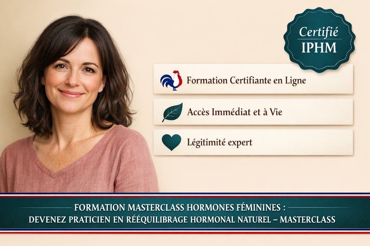 Masterclass Hormones Féminines : Devenez Praticien en Rééquilibrage Hormonal Naturel – Masterclass