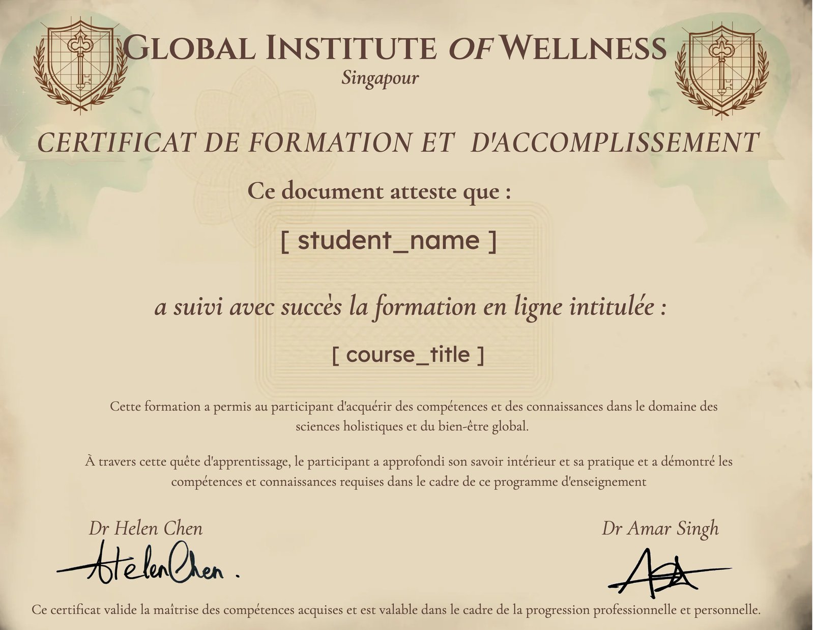 Certificat GIWT